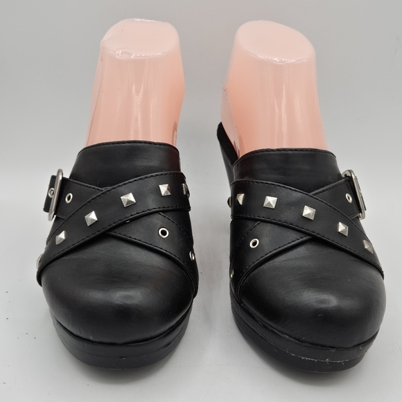 American Eagle studded 3.25" heel studded clogs size 6.5 - Picture 8 of 15